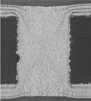 Through hole plated by super-filling technology